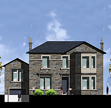 In progress - Drymen Road, Bearsden